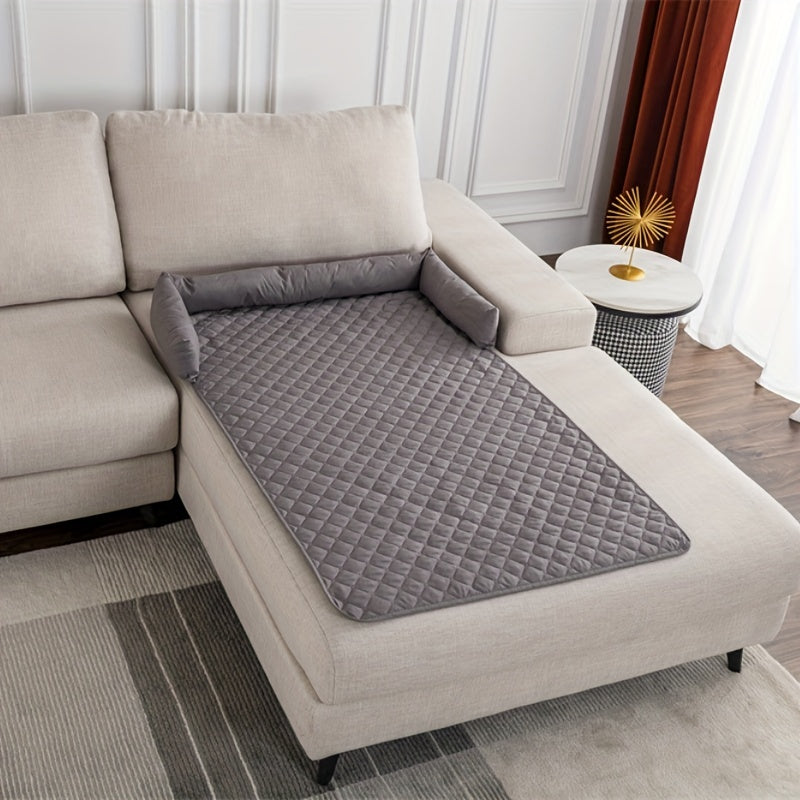 Premium Velvet Pet Sofa Bed – Waterproof, Non-Slip Couch Protector for Dogs & Cats