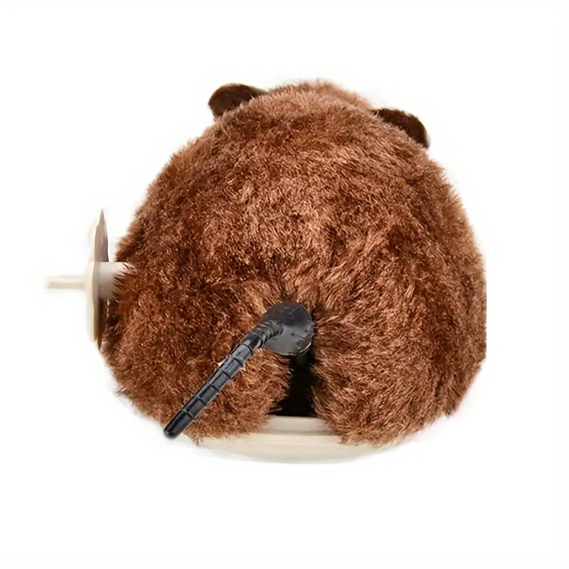 Interactive Plush Mouse Cat Toy with Wind-Up Mechanism – Indoor Exercise Toy for Cats